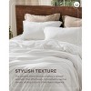 100% Washed Cotton Duvet Cover Minimalist Cotton Duvet Cover for All Seasons GentleSoft™ Plain Simple Bedding Set - 4 of 4
