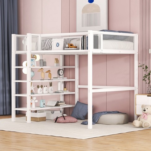 Girls full clearance size loft bed