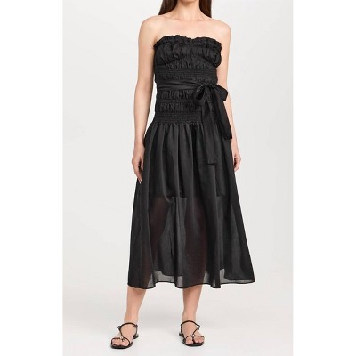 Women's Strapless Maxi Dress - MOON RIVER