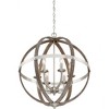 Quoizel Lighting Fusion 6 - Light Chandelier in  Brushed Nickel - image 4 of 4