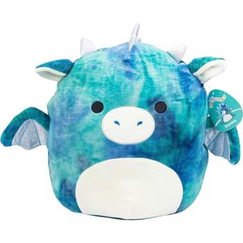 Squishmallows Large 14" Dominic The Blue Dragon - Official Kellytoy Plush - Great Gift for Kids