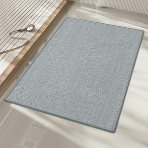 BAGOKIE Non-Slip Bath Mat Super Absorbent & Quick Dry Bathroom Rug - 1 of 4