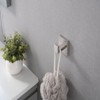 SEVOBAL Bathroom Towel Holders Stainless Steel Two Pack Wall Mounted Hooks Durable Rust Resistant for Bathroom, Brushed Nickel, 4.2"*3"*3" - 4 of 4