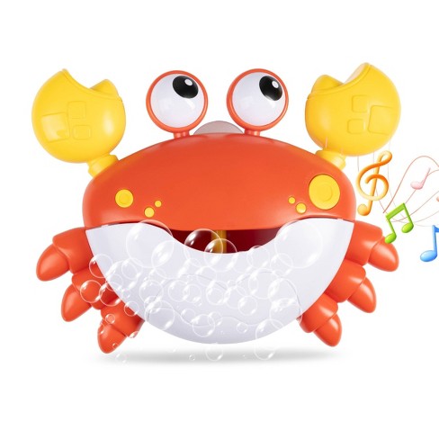 Hoovy Crabby Bubble Bath Bubble Maker With 12 Children's Songs Bath Toy ...