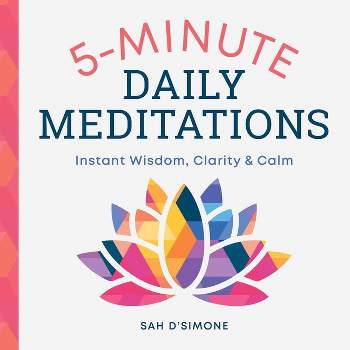 5-Minute Daily Meditations - by  Sah D'Simone (Paperback)