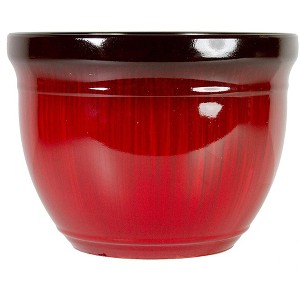 Gardener's Select Madison Planter, Red Drip, 15in - 1 of 2