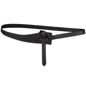 INSPIRE CHIC Women's Faux Leather Tie a Knot No Buckle Belts - 1 of 4