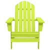 vidaXL Patio Adirondack Chair, Solid Fir Wood, Green - 2 of 4