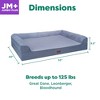 FurHaven Plush & Embossed Velvet Dreamer Orthopedic Sofa Pet Bed for Dogs and Cats - 2 of 4