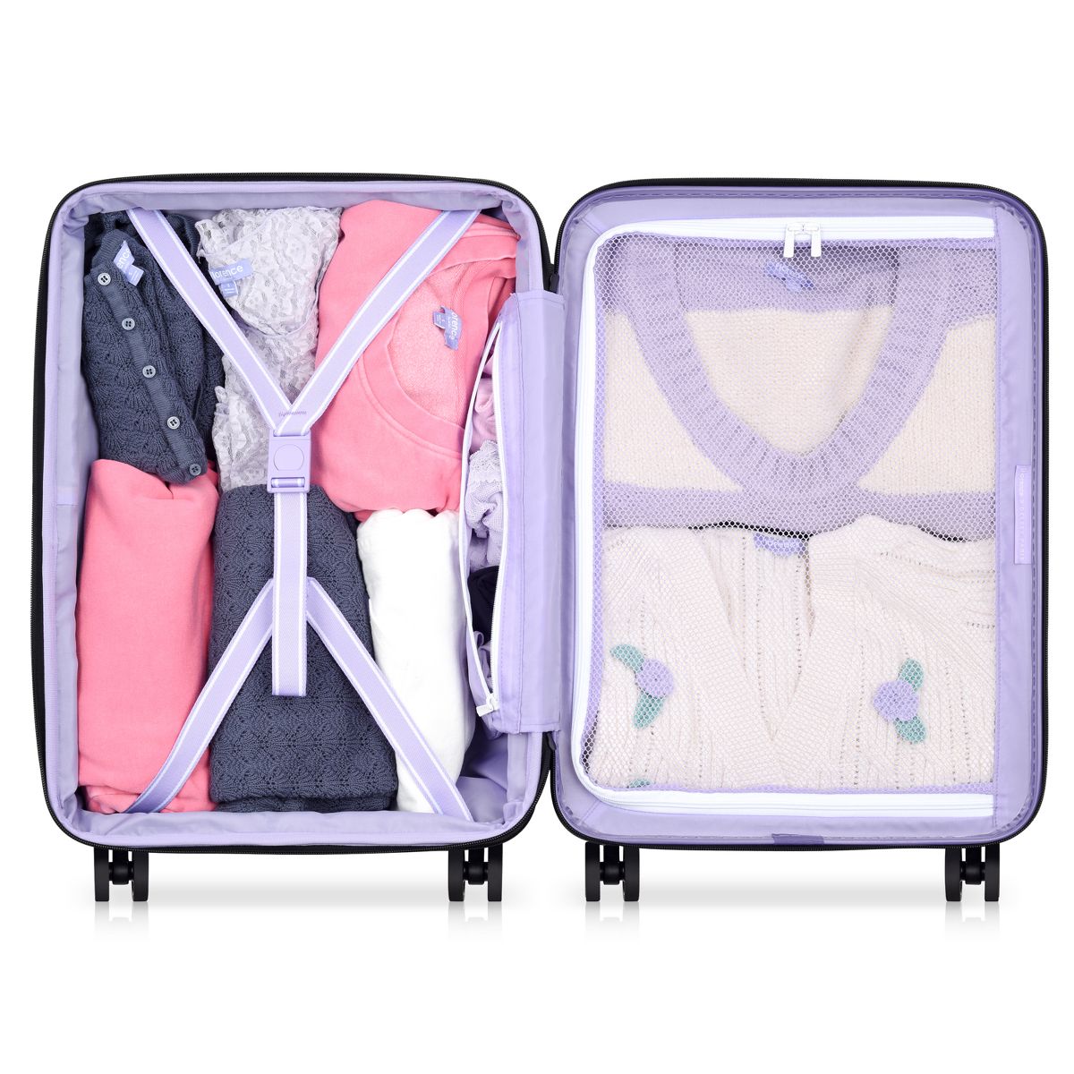 Florence by mills x DELSEY PARIS Carry On Catch Flights Expandable 20" Hardside Spinner Suitcase - thumbnail 10