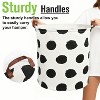 Garnen 70L Laundry Basket Collapsible Bag, Foldable Laundry Hamper Baskets, Dirty Clothes Hamper Organizer Bin with Handle For Kids Baby Dorm Room - 3 of 4