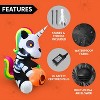 Joyfy 5 FT Halloween Inflatables Outdoor Decoration, Inflatable Sitting Skeleton Unicorn with LEDs for Halloween Party Outside Yard Garden Decorations - 4 of 4