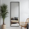 MAYEERTY Full Length Mirror, Floor Standing Mirror with Stand, Wall Mounted Hanging - 2 of 4