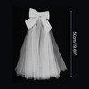 Unique Bargains Comb Wedding Veil White 1 Pc - 2 of 4
