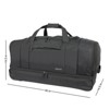 World Traveler Dejuno 30-Inch Nylon Rolling Duffel Bag with Drop Bottom - 3 of 4