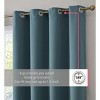 HLC.ME Dakota 100% Blackout Thick Thermal Insulated Energy Efficient Heat Blocking Curtains Grommet Panels, Set of 2 - 2 of 4