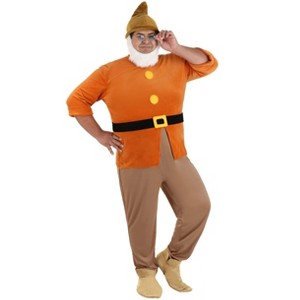 HalloweenCostumes.com Snow White Men's Plus Size Doc Dwarf Costume. - 1 of 4