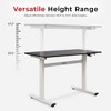 Sunny Health & Fitness Air-Drive Standing Desk with Cordless Air Lift - White - 4 of 4