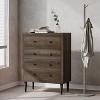Christopher Knight Home Nystrom Mid Century Modern Faux Wood 4 Drawer Dresser - 2 of 4