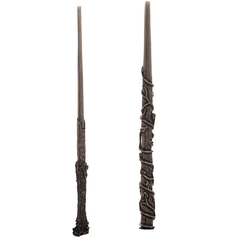 Bioworld Harry Potter Harry And Hermione Wand Hair Sticks Grey, 1 of 5