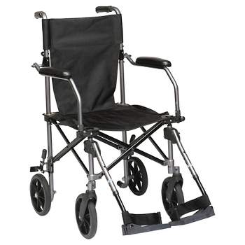 Drive Medical Travelite Chair in a Bag Transport Wheelchair