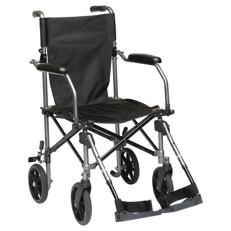 Drive Medical Travelite Chair in a Bag Transport Wheelchair, 1 of 6