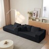 KWPZQEB 104" Cloud Modern Modular Sectional Sofawith L-Shape Chaise & Deep Seat, 3-Seater Upholstered Couches for Living Room, No Assembly - 3 of 4