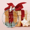 Wedding Gifts - Mr and Mrs Gifts - First Christmas Married Ornament 2025 - Wedding Gift for Couples 2025, Newlyweds, Bride - 2 of 4