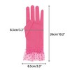 INSPIRE CHIC Women's Short Polka Dots Mesh Lace Gloves with Bow - 2 of 4