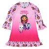 Gabby's Dollhouse Toddler Girls' Meow-Mazing! Sleep Pajama Dress Nightgown Pink - 2 of 4