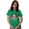 Betty Boop Christmas Xmas Nice List Womens Graphic T Shirt Tees Brisco Brands - 4 of 4