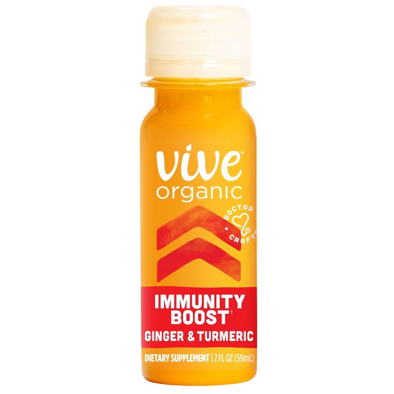 Vive Organic Immunity Boost  Original Ginger &#38; Turmeric Wellness Shot - 2 fl oz, 1 of 12