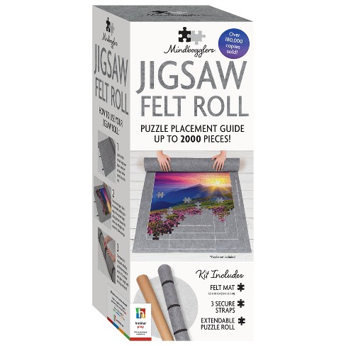 Hinkler: Mindbogglers Felt Mat Jigsaw Roll - Preserve Jigsaw Progress - image 1 of 4