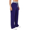 Womens Wide Leg Pants Drawstring Workout Sweat Pants for Women Comfy High Waist Pajama Legging with Pockets - 3 of 4