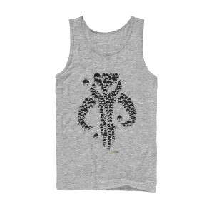 Men's Star Wars The Mandalorian Mythosaur Bullet Hole Tank Top - 1 of 4