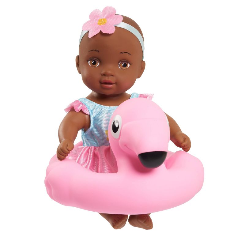Waterbabies Bathtime Fun 9&#34; Baby Doll - Brown Eyes, 3 of 8