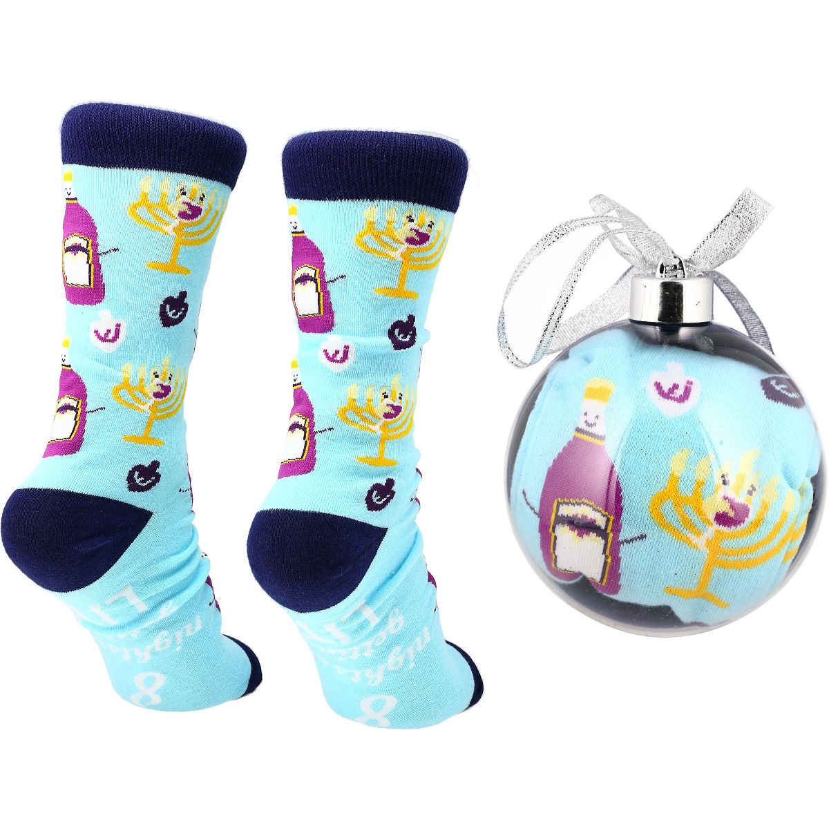 Pavilion Gift Company - 8 Nights - 4" Ornament  with Holiday Socks - Tree Ornaments - thumbnail 5
