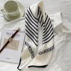 Anna-Kaci Women’s Classic Striped Satin Square Scarf for Neck Hair Bag Decoration - 27.5IN×27.5IN - 2 of 4
