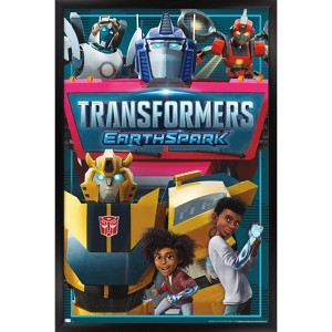 Trends International Transformers: Earthspark - Group Framed Wall Poster Prints - 1 of 4