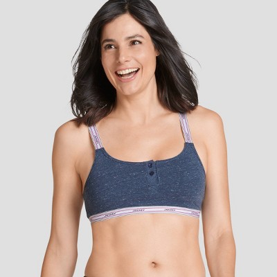 Jockey Generation™ Women's Soft Touch Logo Bralette - Burgundy