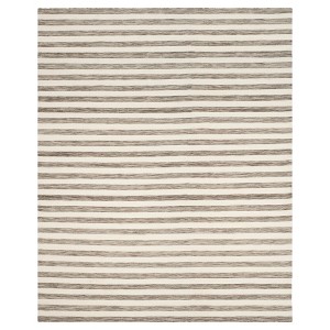 Roland Dhurrie Area Rug - Brown/Ivory (6