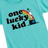 Girls' - Peanuts - One Lucky Kid Fitted Short Sleeve Graphic T-Shirt - 2 of 4