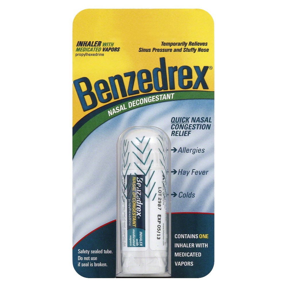UPC 302250610238 product image for Benzedrex Nasal Decongestant Inhaler with Medicated Vapors | upcitemdb.com