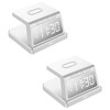 ZTECH ChargeX Rise - Wireless Charging Alarm Clock with 3 Alarms, 5 Brightness Settings, 15W Output, 12/24 Hour Mode - image 3 of 4