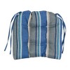 Blazing Needles, 16-inch Spun Polyester Patterned Outdoor U-shaped Tufted Chair Cushions (Set of 4) - 2 of 2