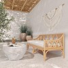 TOV Furniture Jayla Rattan Bench in Natural - 2 of 4
