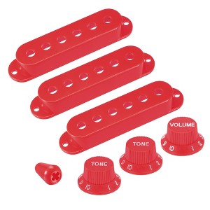 Unique Bargains Plastic Single Coil Switch Tip Pick-Up Covers Set - 1 of 4