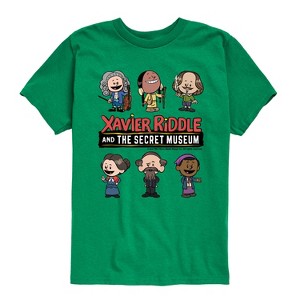 Boys' - Xavier Riddle and the Secret Museum - Historical Grid Short Sleeve Graphic T-Shirt - 1 of 4