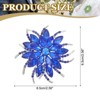 Unique Bargains Wedding Party Vintage Rhinestone Crystal Flower Lapel Brooch Pin 1 Pc - 2 of 4