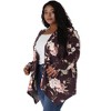 Agnes Orinda Women's Plus Size Asymmetric Open Front Fashion Cardigans - 4 of 4